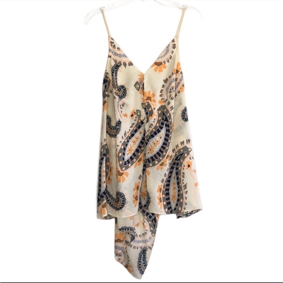 Anthropologie HD in Paris Silk Paisley Spaghetti
Strap Top size 2 - Picture 8 of 8